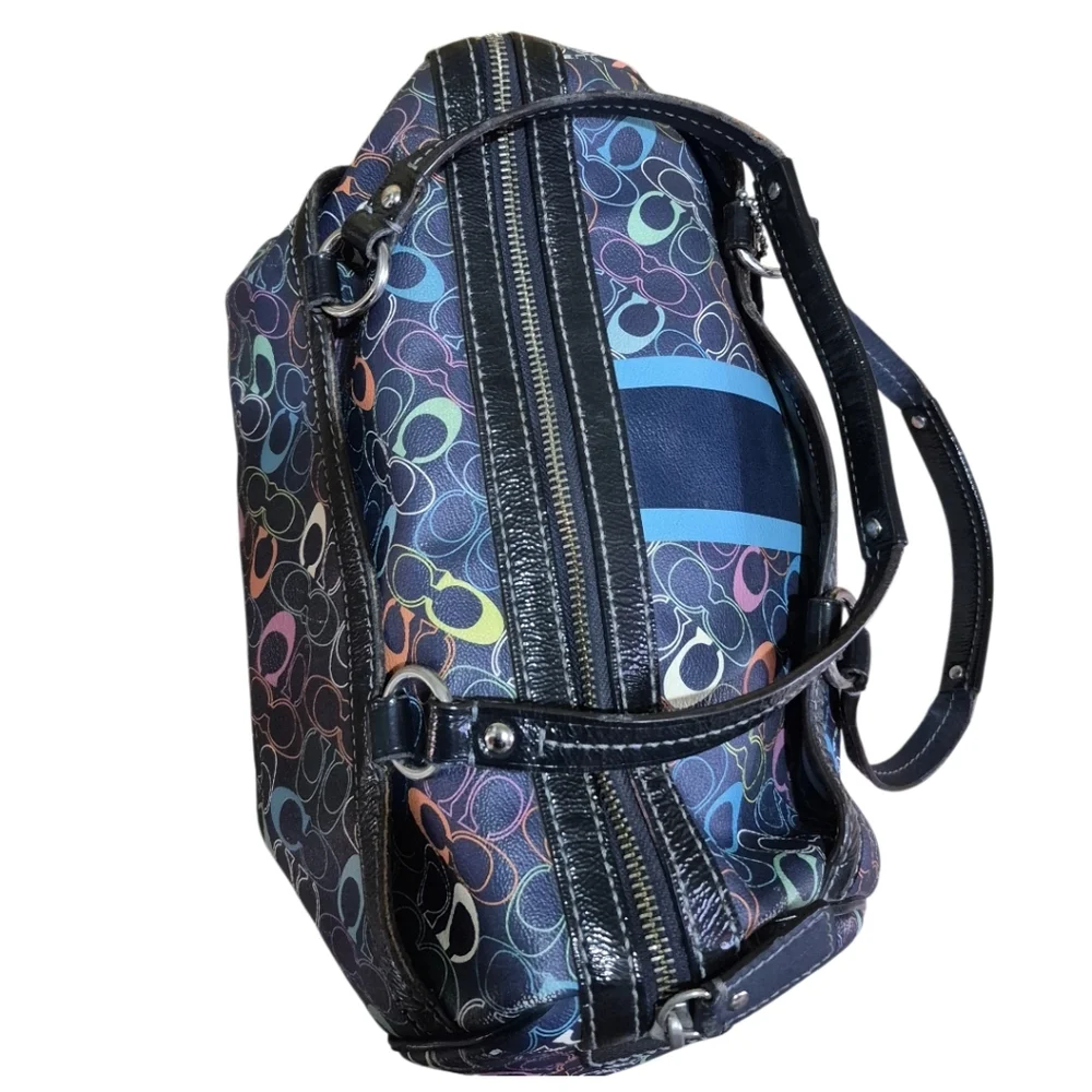 Coach Multicolor Signature Satchel - Picture 6 of 8